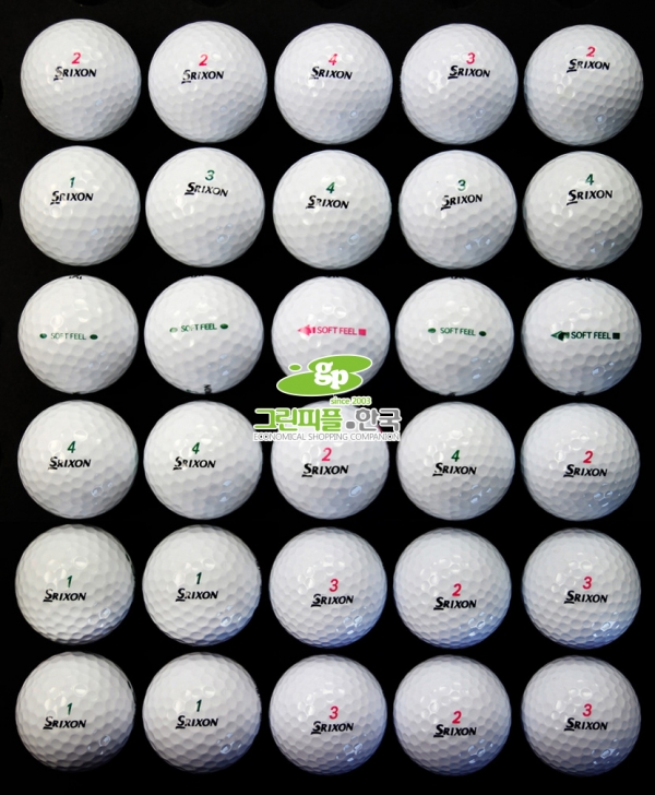 그린피플,스릭슨 소프트 필 2피스 A+급 로스트볼 16개