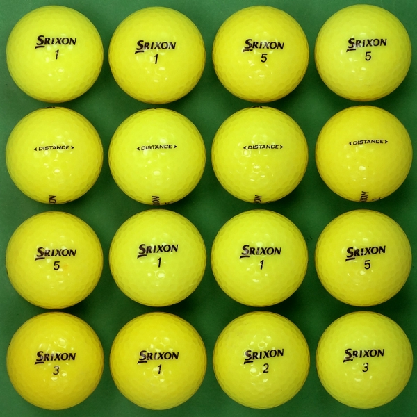 그린피플,스릭슨 디스턴스 옐로우 2피스 B+급 로스트볼 16개