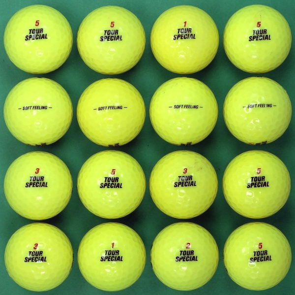 그린피플,던롭 재팬 투어스페셜 옐로우 2피스 B+급 로스트볼 16개