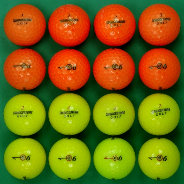 그린피플,브리지스톤 E6 컬러혼합 3피스 B급 로스트볼 16개