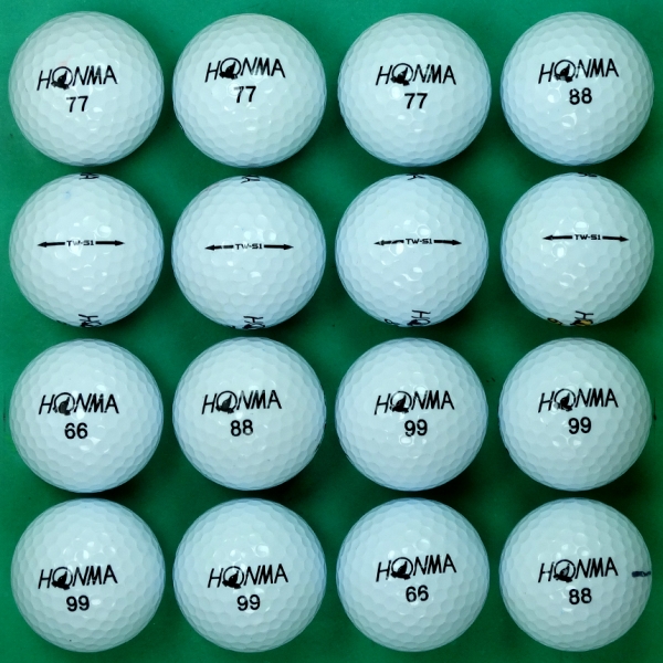 그린피플,혼마 TW-S1 3피스 A-급 로스트볼 16개