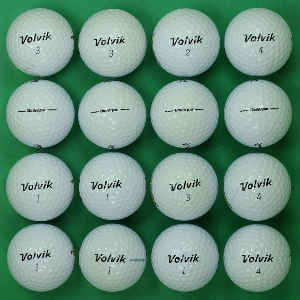 그린피플,볼빅 언더파 2피스 화이트 A-급 로스트볼 16개