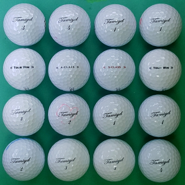 그린피플,타미드 시리즈 화이트 혼합 3,4피스 A급 로스트볼 16개