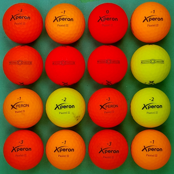 그린피플,엑스페론 파스텔 III 컬러혼합 3피스 A-급 로스트볼 16개