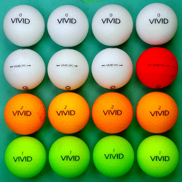 그린피플,엑스페론 비비드 컬러혼합 3피스 A-급 로스트볼 16개