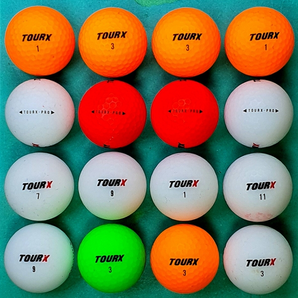 그린피플,빅야드 넥센 투어엑스 프로 무광컬러혼합 2피스 A-급 로스트볼 16개