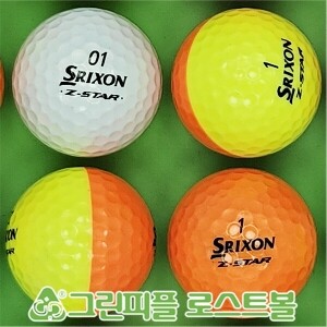 스릭슨  Z 스타 디바이드 컬러혼합 3피스 A급 로스트볼 16개