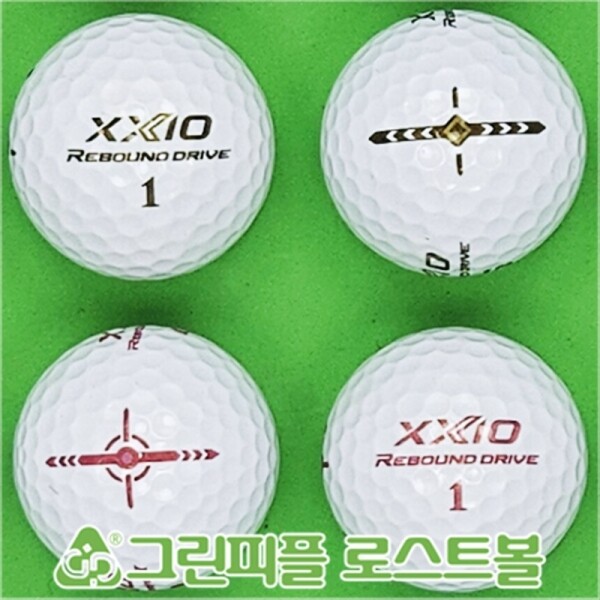 그린피플,던롭 젝시오 리바운드 드라이브볼 3피스 A급 로스트볼 16개