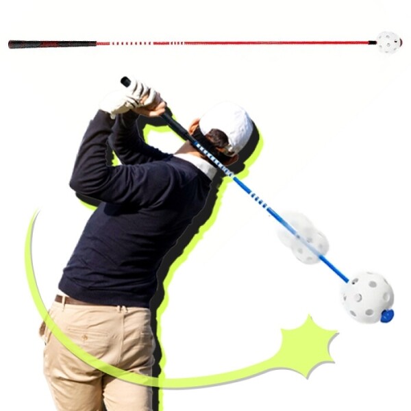그린피플,그린피플 비거리 스피드업 소리나는 HOLLOW BALL 골프 스윙연습기 120cm/2컬러