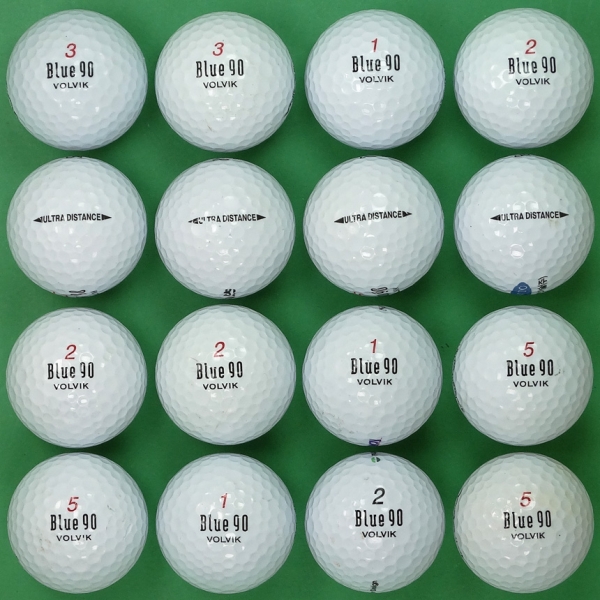 그린피플,볼빅 블루 90 2피스 B+급 로스트볼 16개