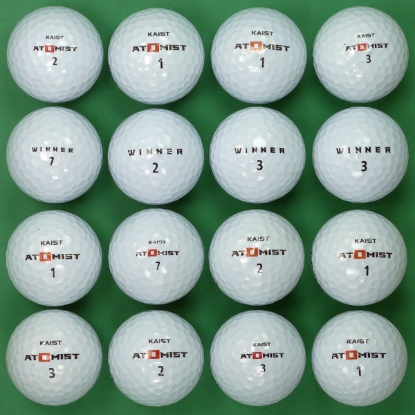 그린피플,카이스트 아토미스트 위너 3피스 A급 로스트볼 16개