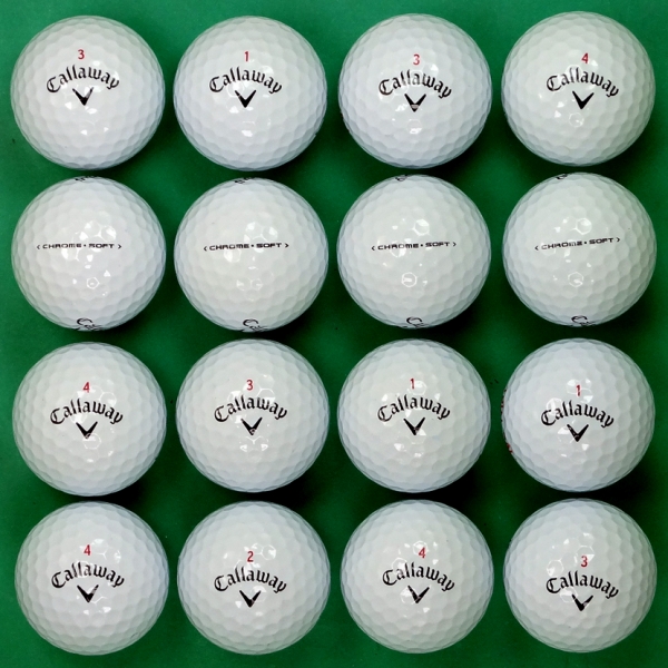 그린피플,캘러웨이 크롬 소프트 3피스 A-급 로스트볼 16개