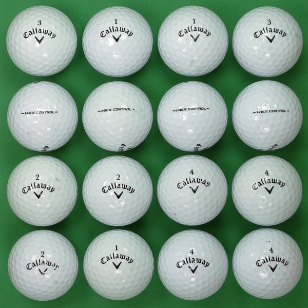 그린피플,캘러웨이 HX 컨트롤 3피스 B+급 로스트볼 16개