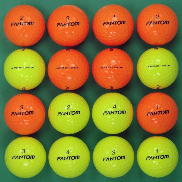 그린피플,팬텀 PD40 2PC 컬러혼합 2피스 A-급 로스트볼 16개